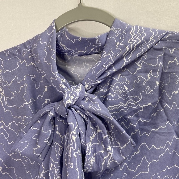 ASTR The Label Draped Bow Back Crop Top Purple Size XS NWT - Picture 5 of 7